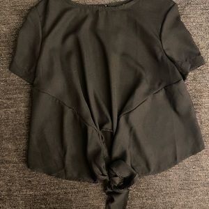 Forever 21 cute black short sleeve top new